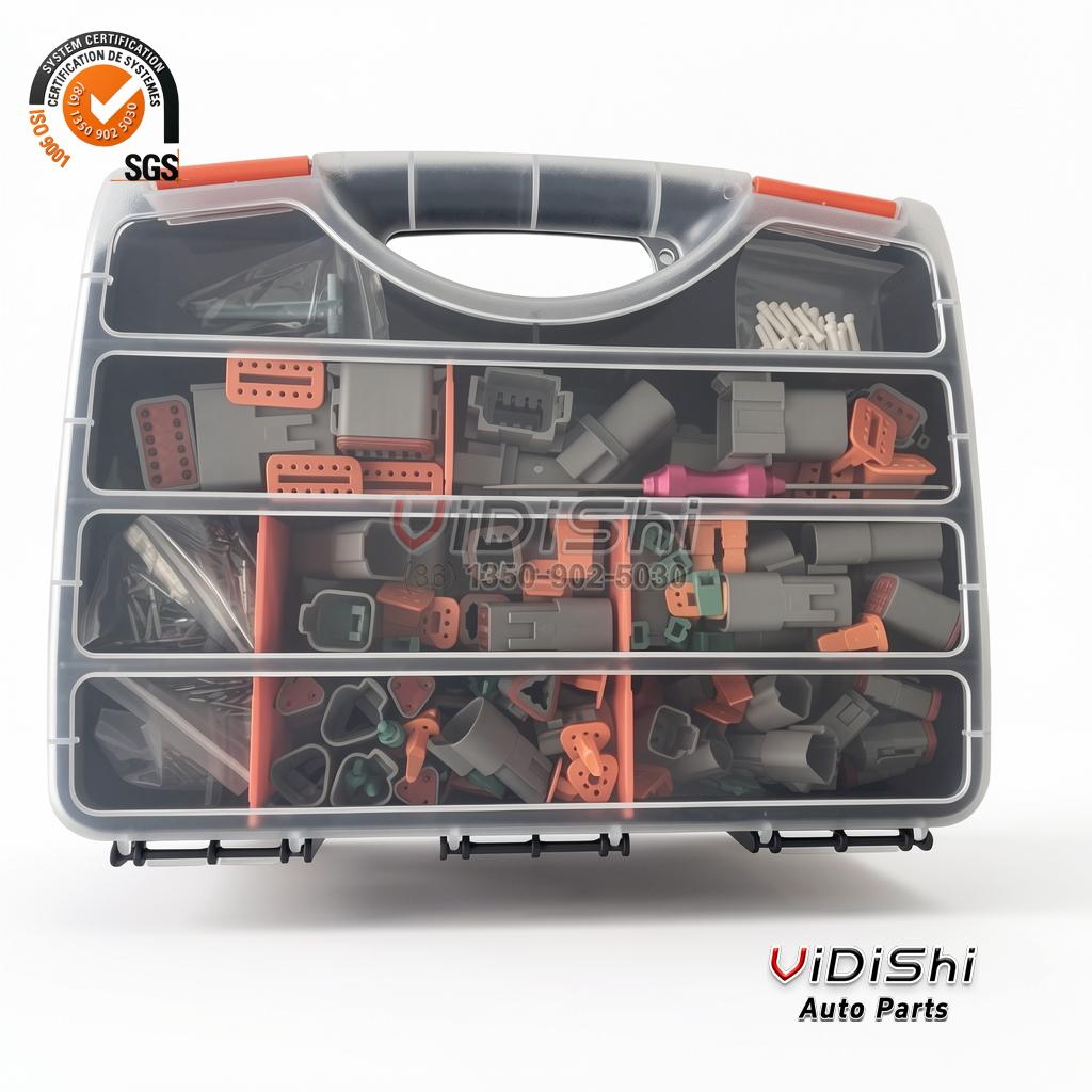 Low Contact Resistance Terminal Kits 335pcs for wire harness assembly 3 Vidishi Auto Terminal installed view