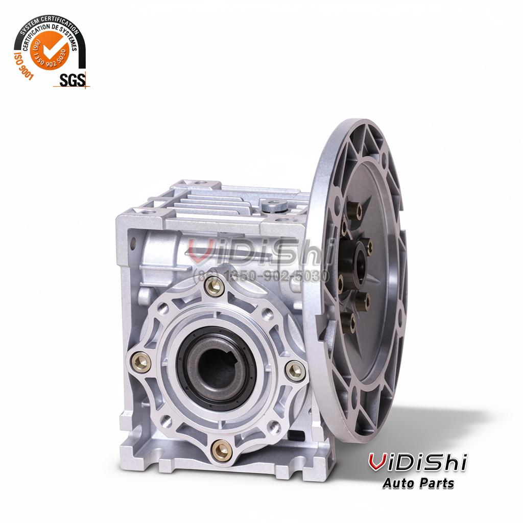 Nmrv Multifunctional Rigid Tooth Flank Helical Gearbox Worm Gearing Arrangement Scenario Use Leather — front view