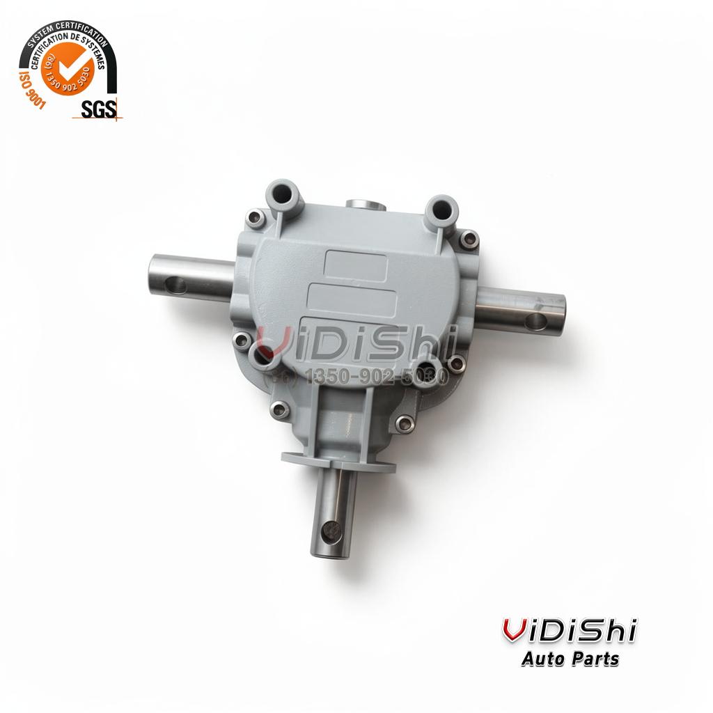 Aluminium Agricultural Transmission Gearbox Reduction for Machinery Farm Industry Featuring Spur Helical — front view