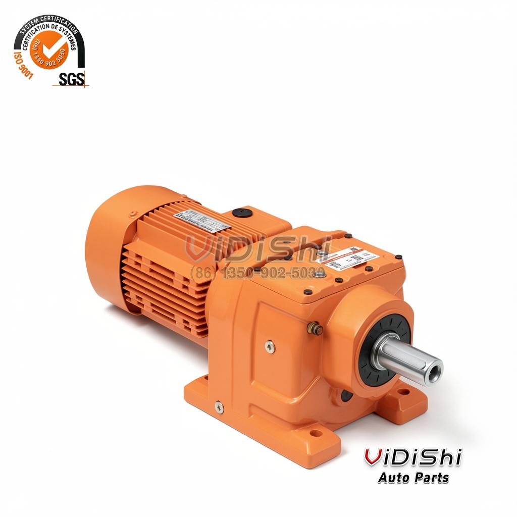 All Products 9 R Series Hard Tooth Helical Bevel Gearbox Inline Double Shafts Worm Gearing Arrangement Speed Reducer Motor for Farm Machinery gallery view
