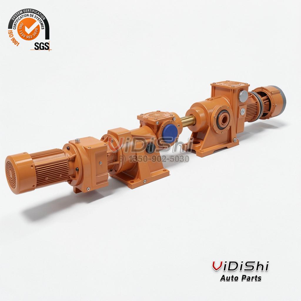 All Products 10 R Series Hard Tooth Helical Bevel Gearbox Inline Double Shafts Worm Gearing Arrangement Speed Reducer Motor for Farm Machinery gallery view