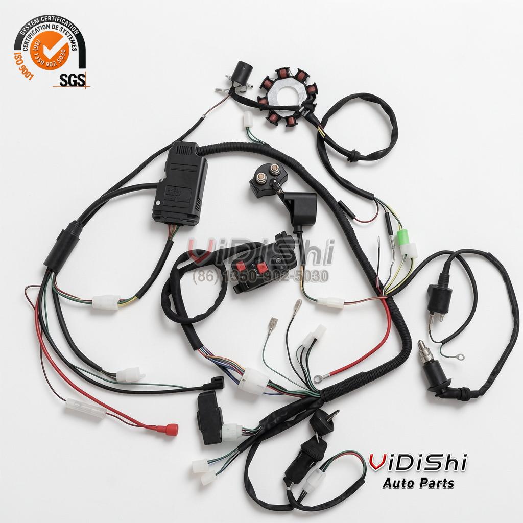 All Products 13 Custom Complete Engine Wiring Harness PVC Insulated for Automobile and Motorcycle Manufactured by Car Accessories Company gallery view