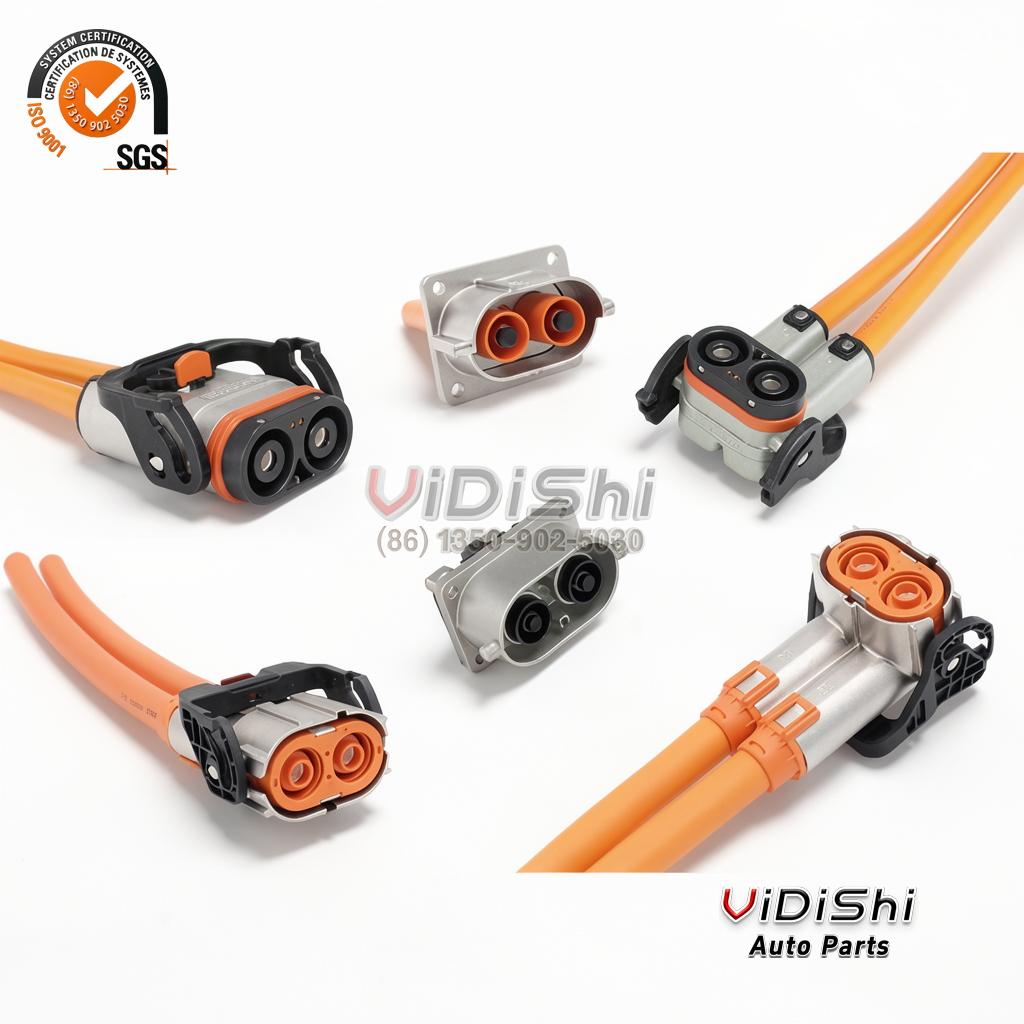HVIL Connector 1P 2P 3P HV High Voltage Automotive Harness Wire front view