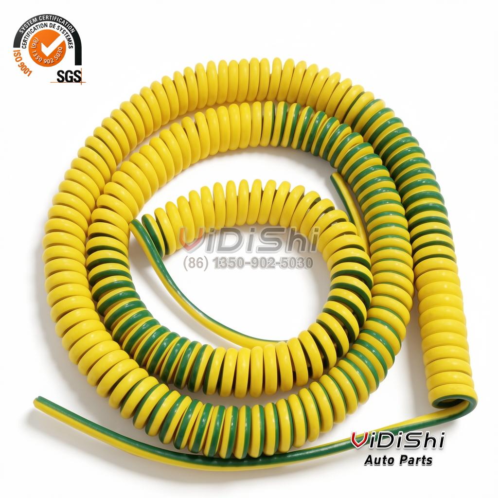 All Products 13 Green-yellow Wire Spring Cable with Lug Earth Wire Spiral Cable gallery view