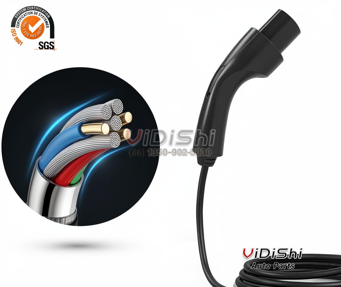 All Products 10 Mandzer EV Charger Type 2 to Type 2 3.5KW-22KW Portable Charging Station Cable IEC 62196-2 EVSE Type to Type2 Charger Cable gallery view