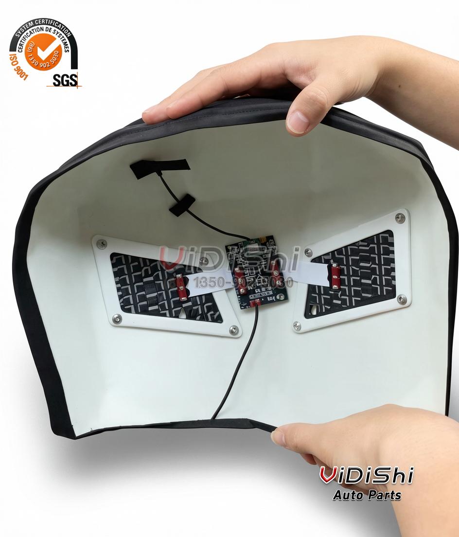 All Products 12 Phone App Control Rgb Led Angel Eye Devil Eye Flexible Screen Board Light USB Cable Car Eyes Display gallery view
