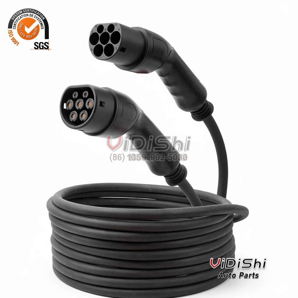 All Products 13 New Car EV Charging Cable for Interface Portable 7kW 16A 250V Type2 to Type2 Smart Fast Charging EV Charger gallery view