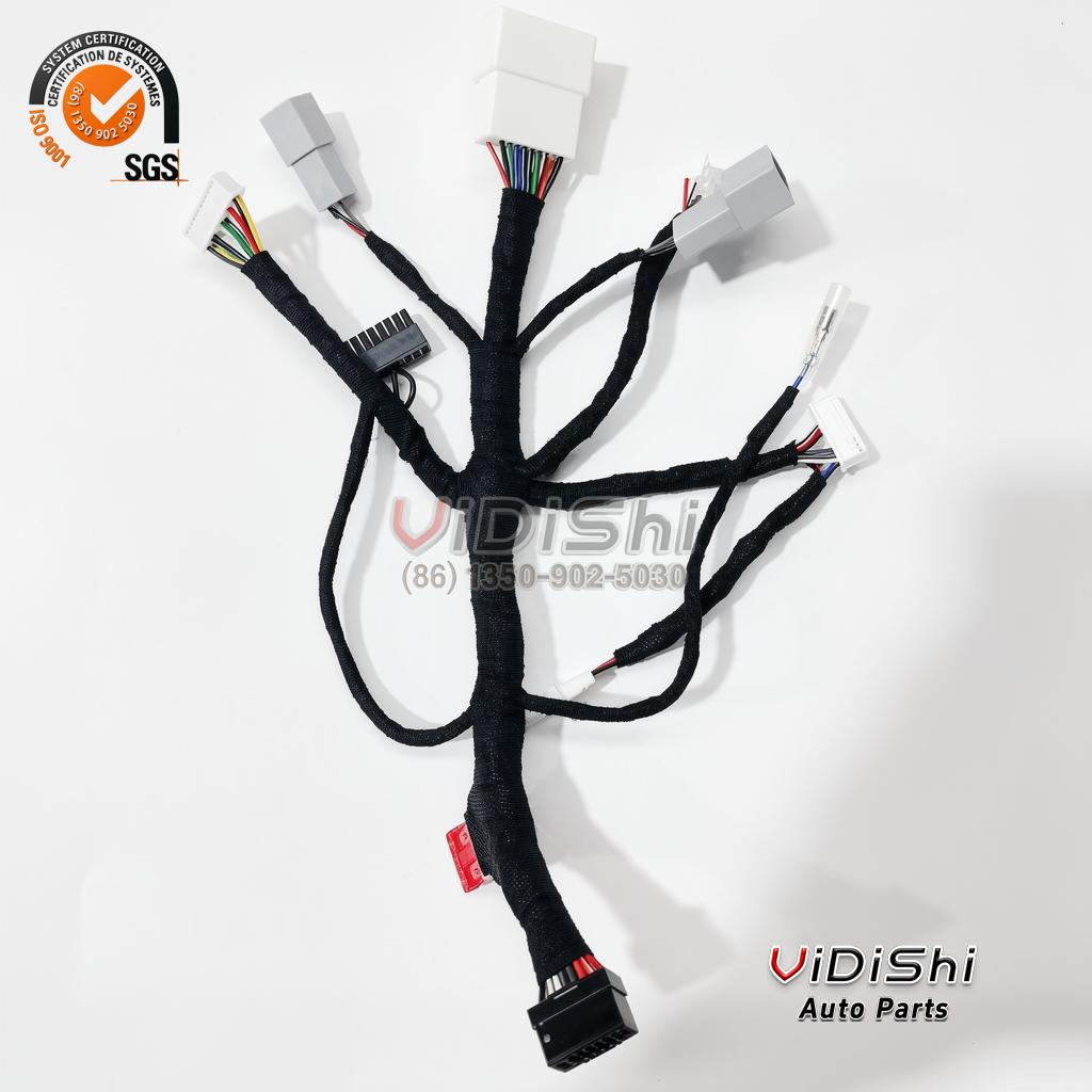 All Products 11 China Professional Custom Auto Electronic 12V Copper Core PVC + Tinned Copper Automobile Wiring Harness Molex 8pin Custom Length gallery view