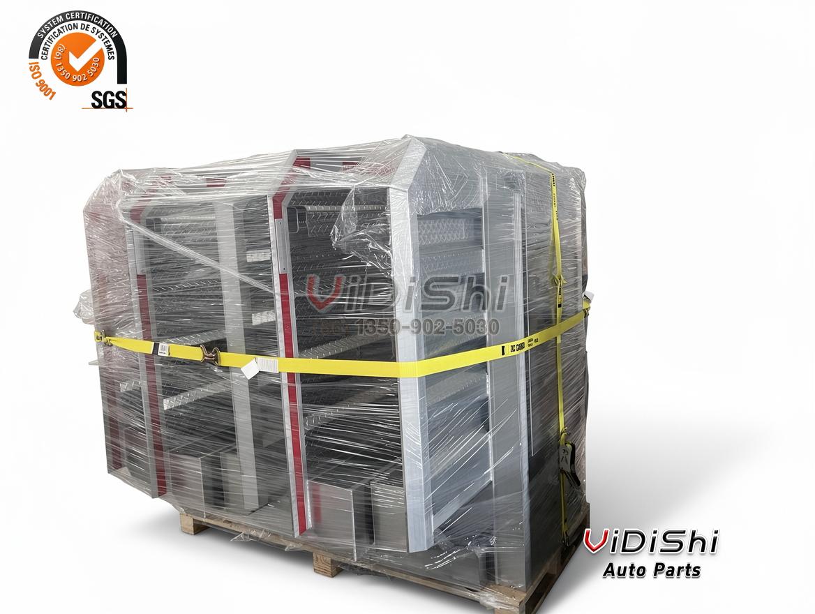 Heavy-duty Flatbed Truck Series Truck Cab Toolbox 3-in-1 Cable Set, Load Binder, Chain Hook, U Bolt Kit, Tool Box Brake front view